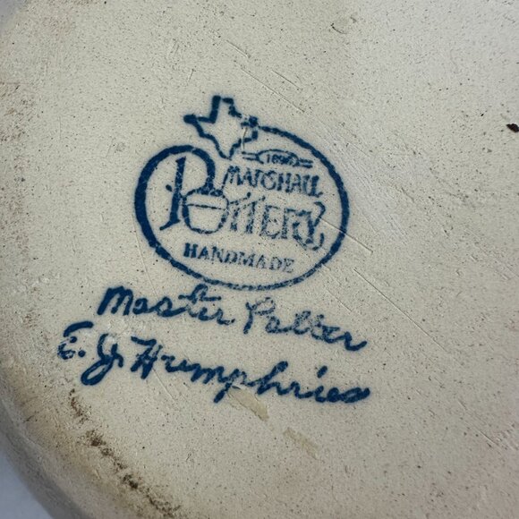 Marshall Pottery Handmade Pottery Bowl With Heart Design E.G Humphries - Picture 5 of 6